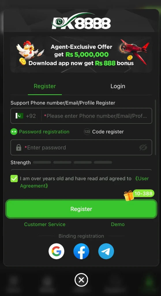 PK8888 Register
